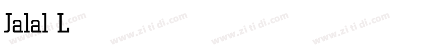 Jalal Light字体转换
